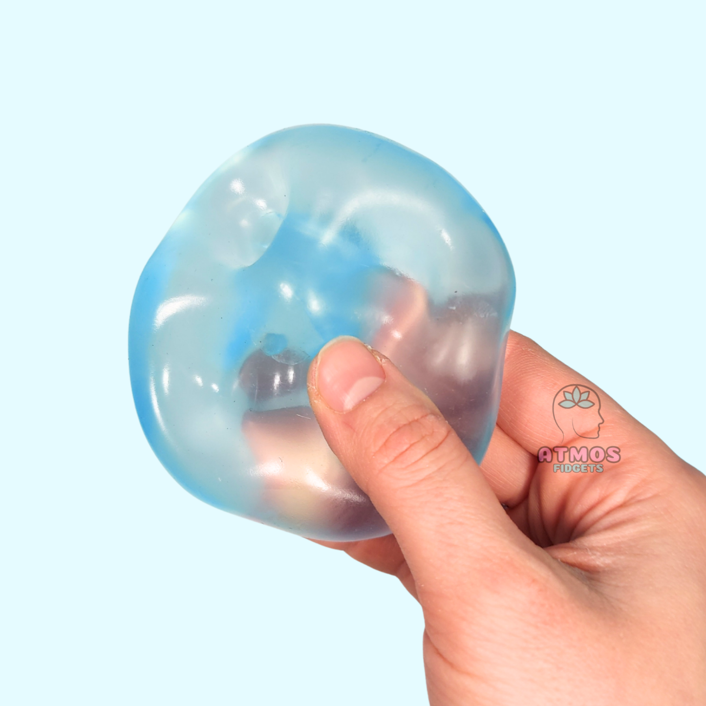 Non-rebounding Coconut oil squish ball