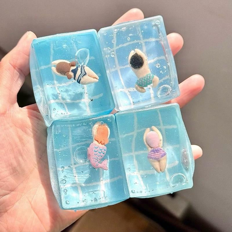 Swimming Cube Sugar Squishy
