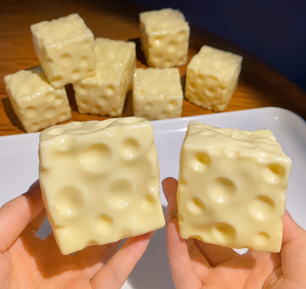 Vaseline Cheese Squishy - Soft & Non-rebounding