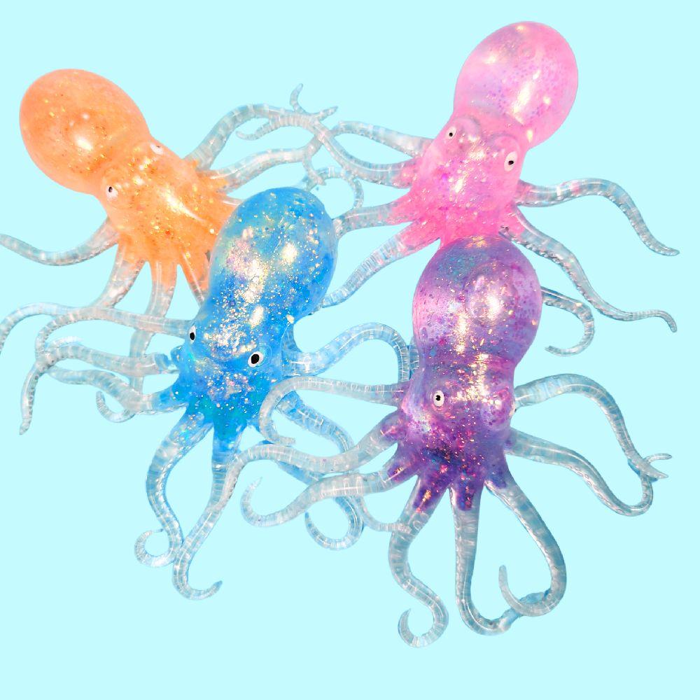 Sugar Squishy Squid - Octopus stress reliever squeeze sensory fidget stress ball