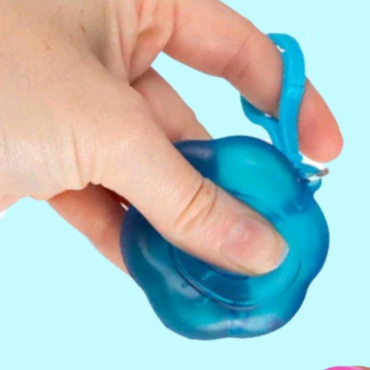 Scrunchems Flower Power Sugar Keychain - sugar squishy sensory fidget keychain