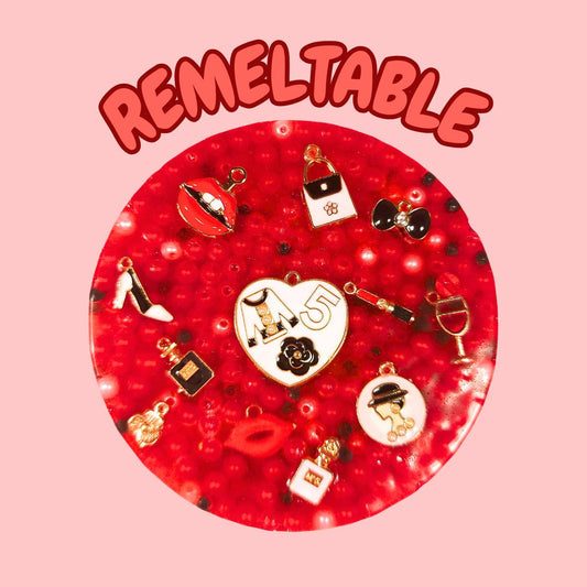 REUSABLE PICK PAD - remeltable RED pick pad dermatillomania special DIY picky pad
