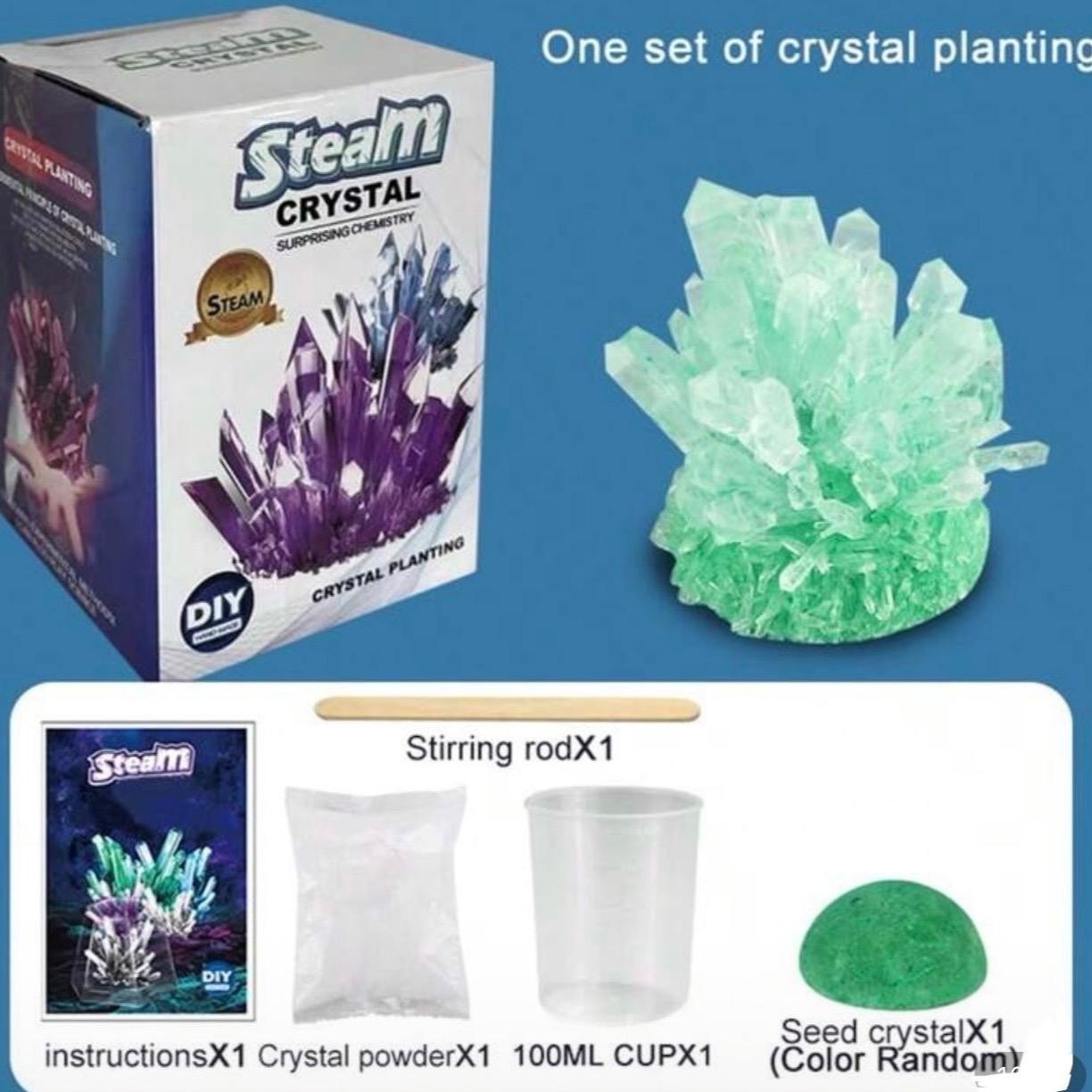 Crystal growing kit - crystal planting experiment DIY set science toy