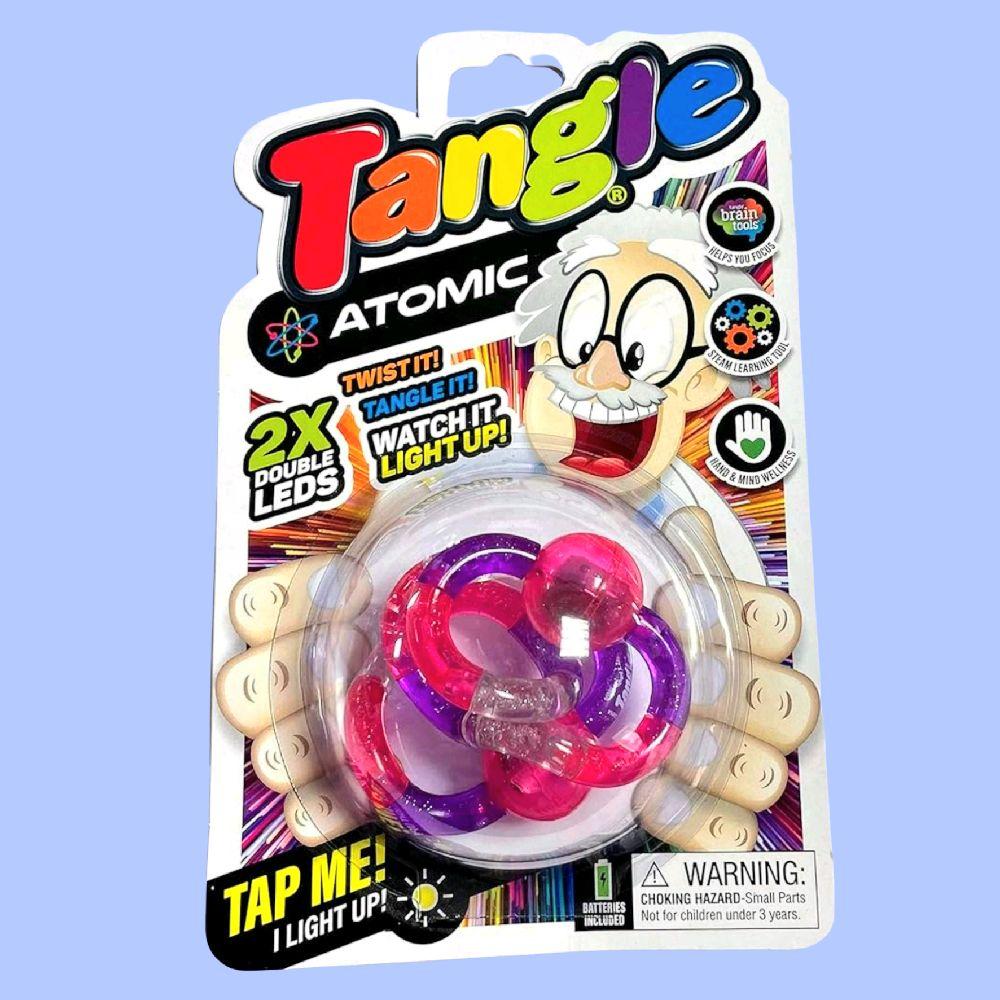 Tangle Light Up Atomic Fidget - tangle fidget toy stress reliever sensory