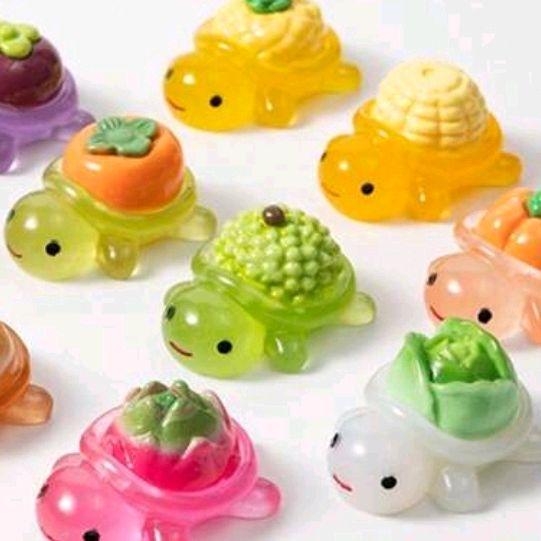 Turtle Worry Buddy - glow in the dark textured figures collectible