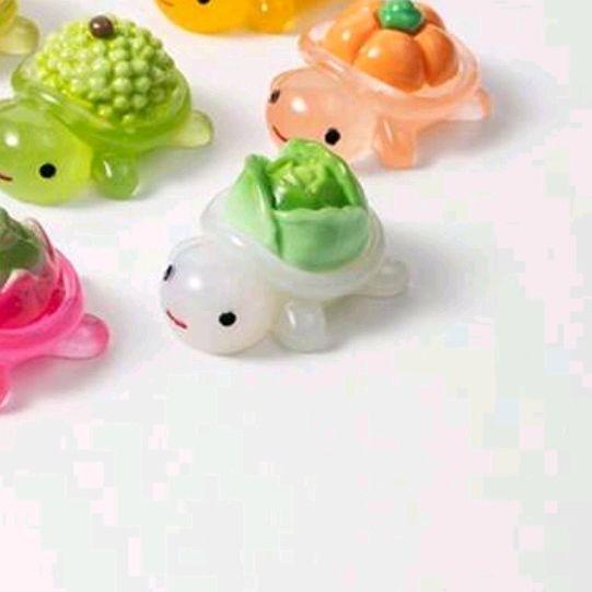 Turtle Worry Buddy - glow in the dark textured figures collectible