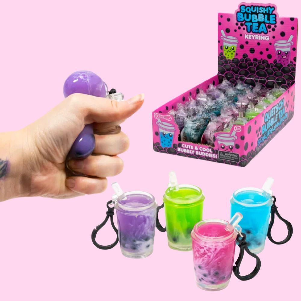 Fidget Tea Scrunchems Bubble Tea Keychain – Atmos Fidgets