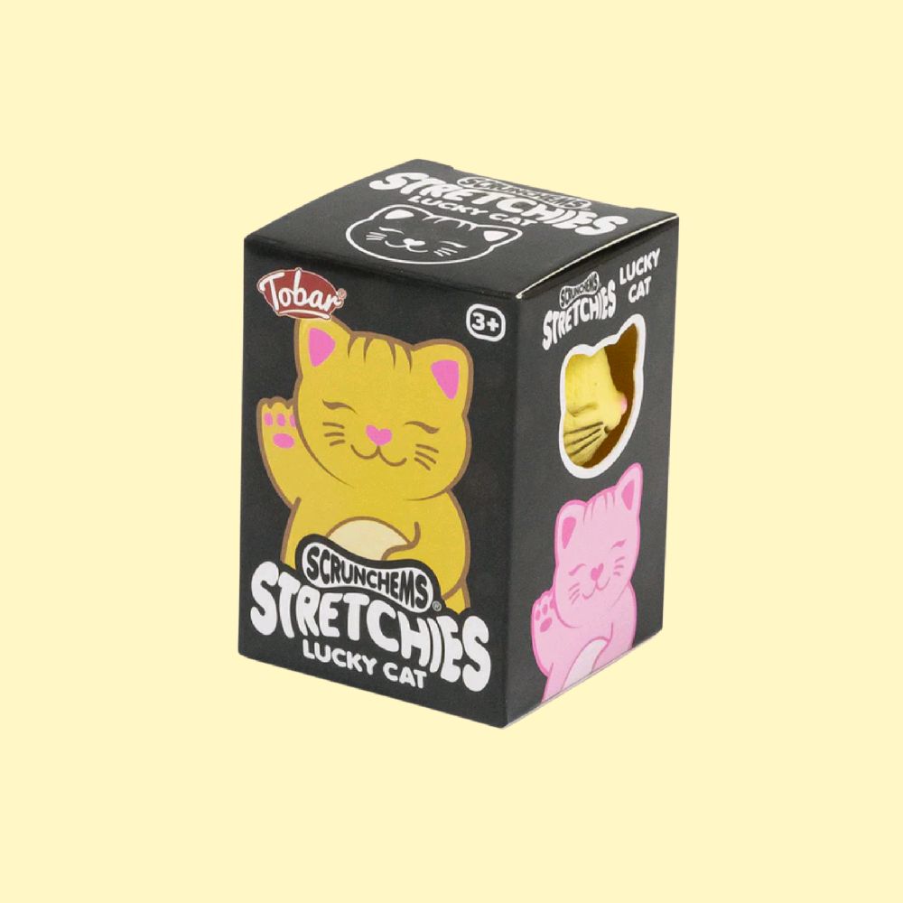 Scrunchems Lucky Cat - squishy stress reliever sensory fidget