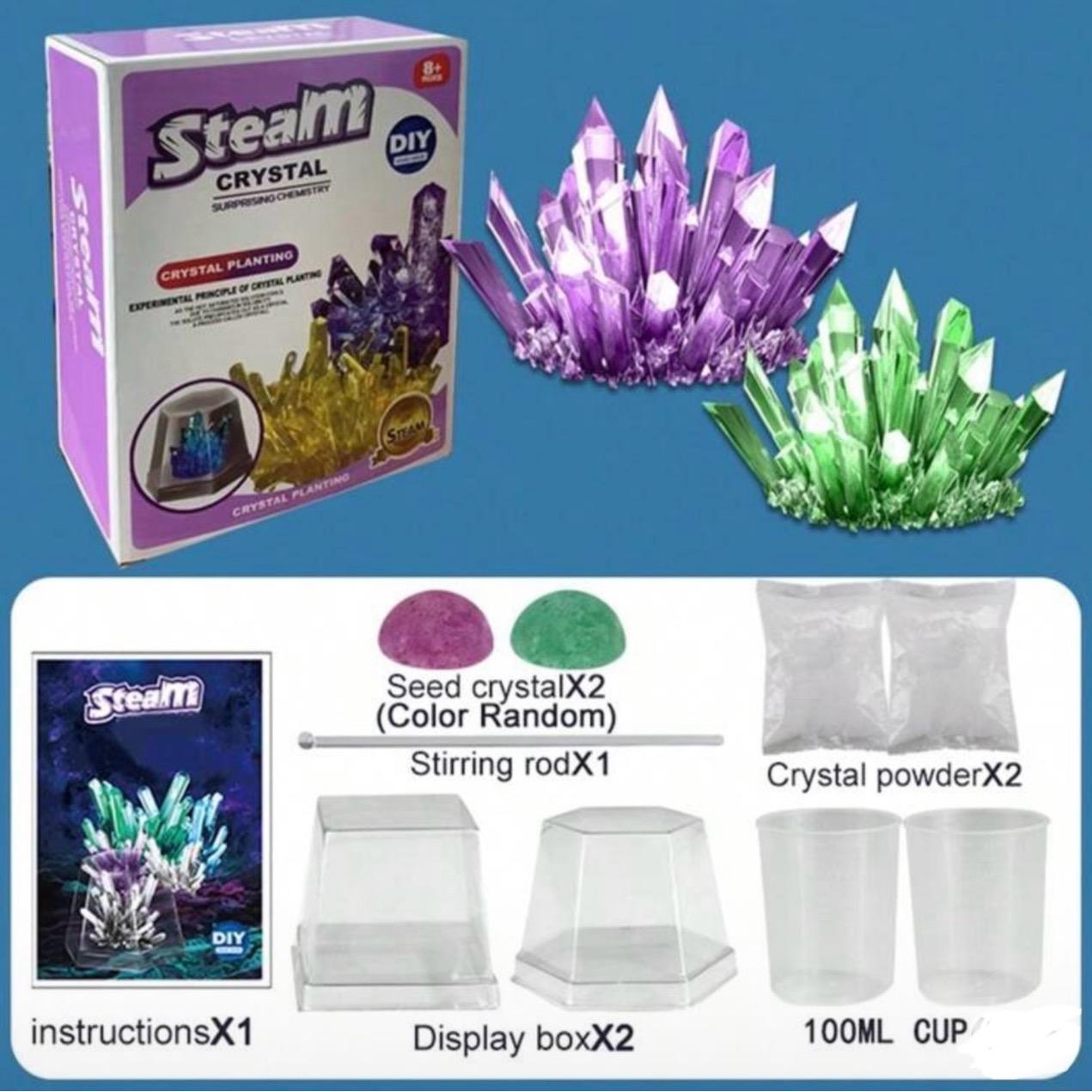 Crystal growing kit - crystal planting experiment DIY set science toy