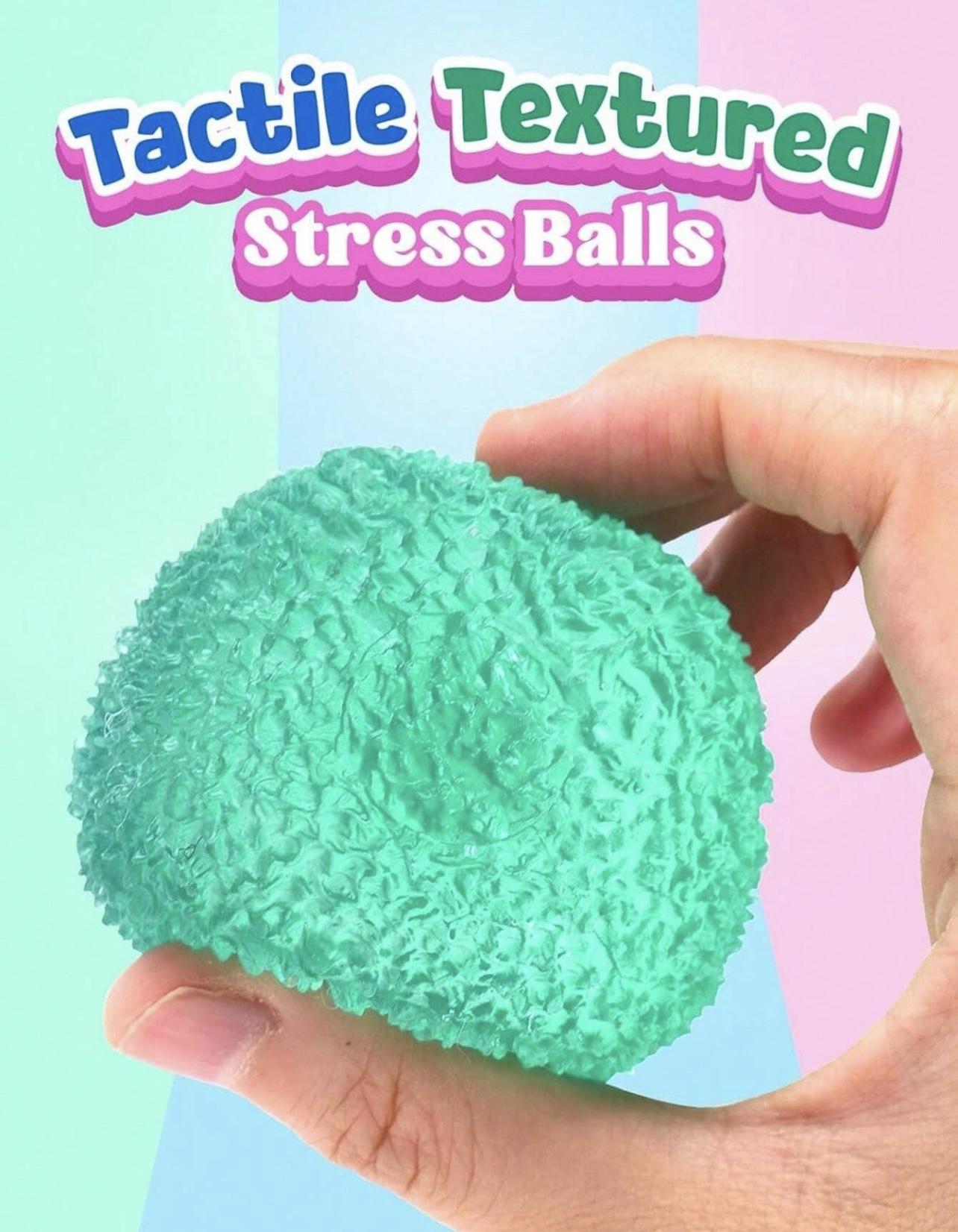 Textured mini sugar ball stress anxiety reliever maltose ball squishy
