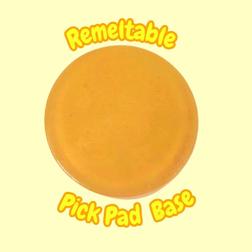 REMELTABLE PICK PAD BASE - DIY SPECIAL PICKY PAD MAKING BASE REUSABLE