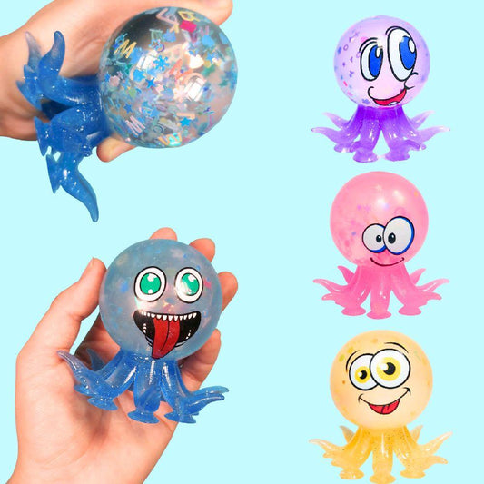 Squishy Sensory Sucker Pals - Octopus squeeze fidget stress reliever